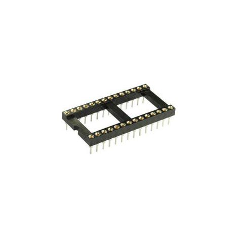econ connect PZ28CB Support de circuits intégrés Nombre de pôles: 28 contacts de précision 1 pc(s) Tube S597872 (1/2)