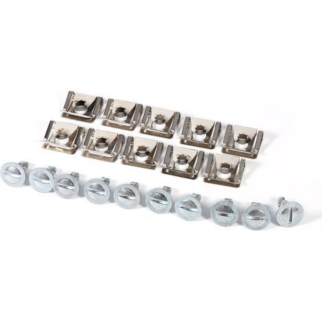 10x Clips métalliques sous le couvercle du moteur pour Skoda 8D0805121 (1/5)