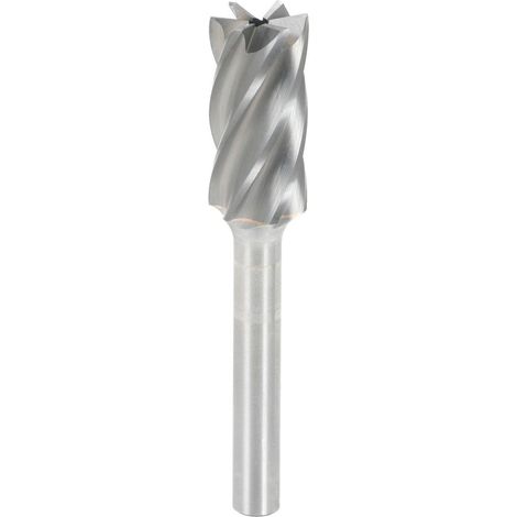 Frässtift Zylinderform mit Stirnverzahnung (1/2)