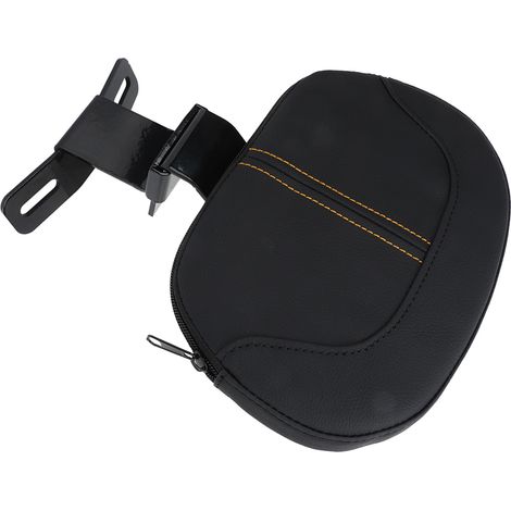 Bequeme Motorrad-Sozius-Rückenlehne, robuste und stabile Unterstützung, abnehmbar und universell für Motorradfahrer, gelb, perfekte Balance. (1/5)