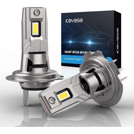 H7 LED Bulbs 120W 32000LM Car Lights Compatible with DC 12V (1/5)