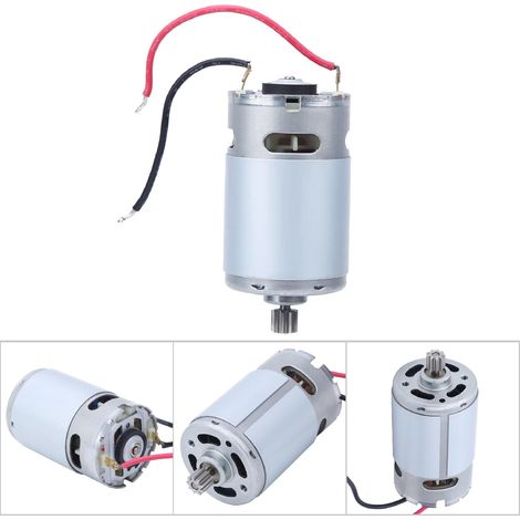 Moteur à pignon 9 dents de rechange pour perceuse électrique sans fil Li-ion rechargeable 7.2V (1/5)