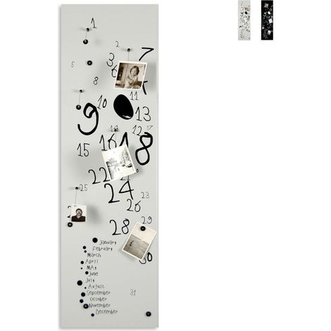 Lavagna magnetica calendario da parete ufficio soggiorno cucina Krok 3 - Grigio (1/5)