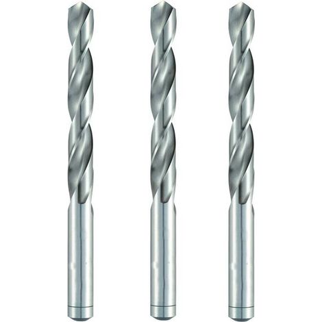 3 Forets Hélicoïdaux HSS DIN 338 RN - Acier Carbone et Alliés 118° D. 1.5 x Lt. 40 x Lu. 18 x Q. 1.5 mm x Z2 - Diamwood