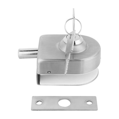 TONYSA Loquet à pêne en acier inoxydable pour porte vitrée, pour accessoires de salle de bain à domicile (1/5)