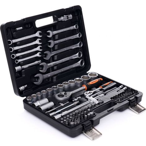 Coffret d'outils à clés dans une valise, 82 pièces (1/5)