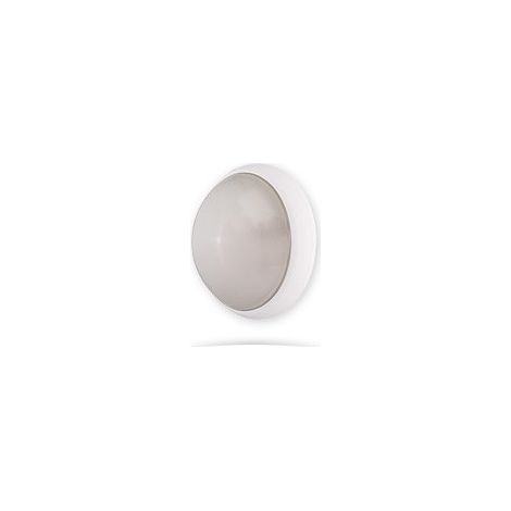 Hublot fluo 1X32W Ø 300mm blanc polycarbonate avec lampes 4000K G24q-3 et ballast elec CL2 IK10 IP44 OPTION EBENOID 078863 (1/2)
