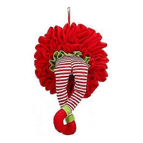 Décorations de Noël pour le Nouvel An : Le Grinch vole Noël, jambes de lutin en peluche, cadeau amusant pour enfant. Ornements de Noël. (1/5)