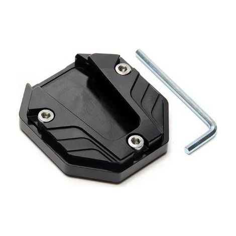 (Noir) Extension de béquille latérale pour moto, repose-pieds, support de jambe modifié maxpower (1/4)
