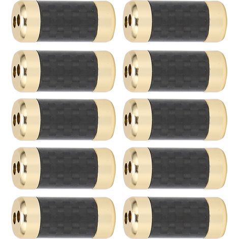 10 Pièces Séparateur de Câbles Glissants en Métal Fibre de Carbone pour Casque DIY, Bifurcation 1 vers 2 Améliorée (1/5)