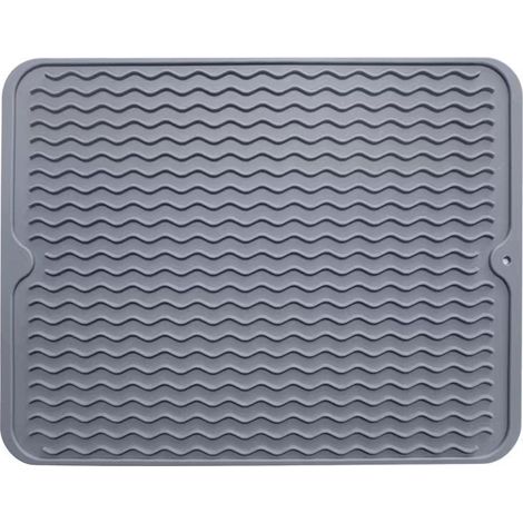 1 Alfombrilla de silicona antideslizante para escurrir, resistente al calor hasta 220 °C, para cocina. (1/5)