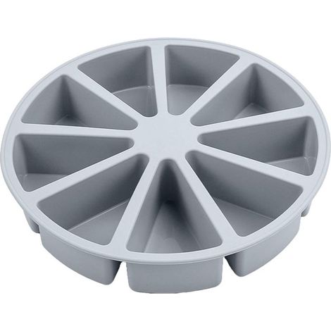 Moule à pâtisserie en silicone, moule à gâteau antiadhésif démoulage facile, ustensile de cuisine triangulaire pour la préparation de vos pâtisseries et desserts maison (1/5)