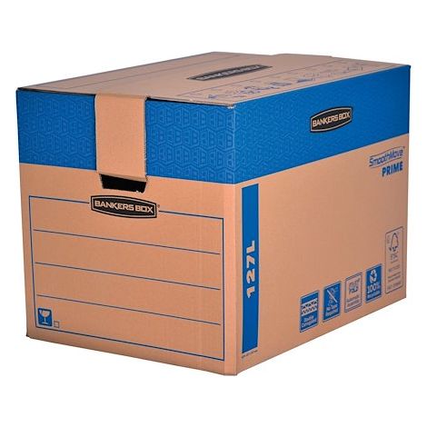 Caisse de déménagement Fellowes - Large - Lot de 5 (1/4)