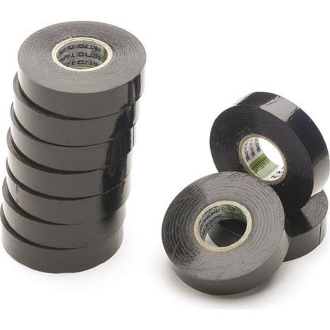 10 Nitto - Isolierband - Schwarz - 19 mm x 20 m
