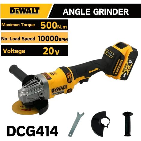 DEWALT DCG414 18V / 54V XR Flexvolt Akku-Winkelschleifer 125mm  Bürstenloser Hochleistungs-Schleifer (1/5)