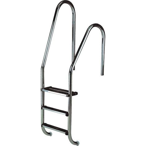 Escalera Standar Asimétrica 1 peldaños luxe + 1 Peldaño Seguridad. Astralpool (1/2)