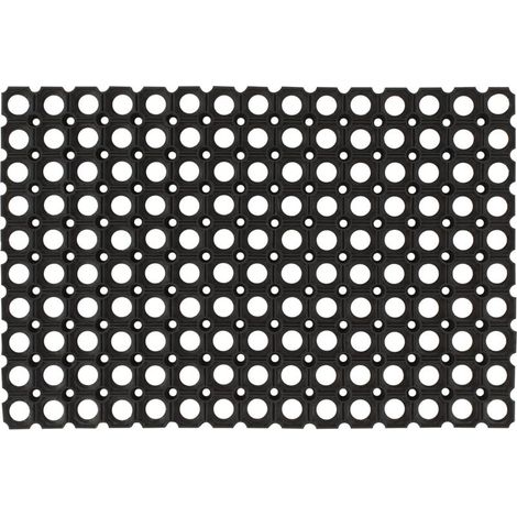 Paillasson rectangulaire en caoutchouc 60 x 80 cm (1/5)