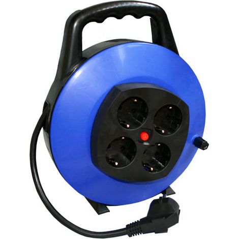 Kabeltrommel 10 m von 3 x 1,5 mm Inklusive Sicherheitsthermostat. 36.300 Electro DH 8430552066124