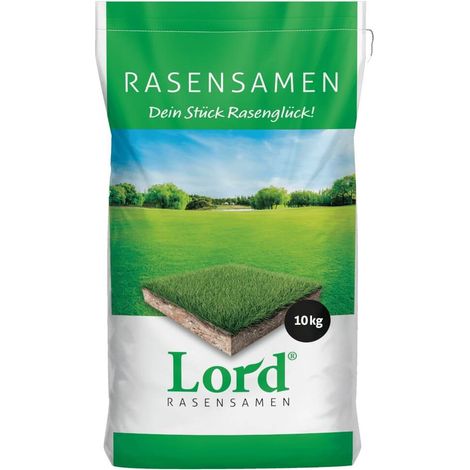 Lord Rasensamen : semences de gazon d'ornement, 10 kg, ensemencement de jardins et de parcs