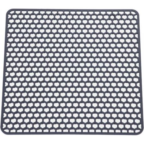 tapis d'évier, 34,5 x 34,5Centimètres, utilisés pour le fond de l'évier, pour protéger l'acier inoxydable et la vaisselle (1/5)