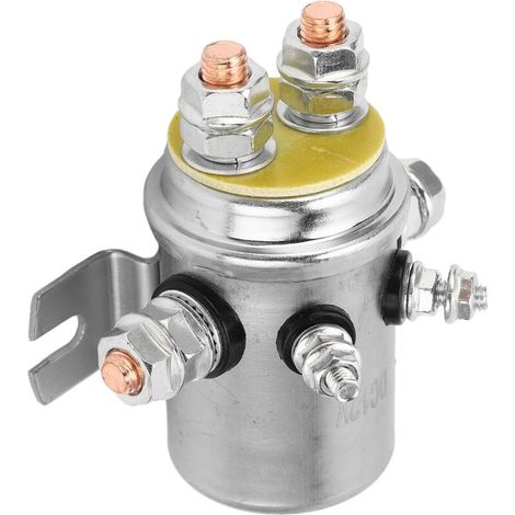 300-A-Elektroseilwindenrelais – 12 V Gleichspannung – Schnelle Installation für ATVs und Geländefahrzeuge – Gehäuse aus ABS und Messing