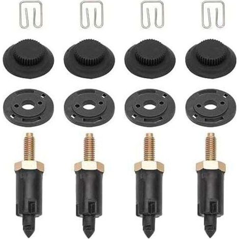 4 Set Fixations Couvre Moteur 2.0 HDI pour Berlingo C4 C5 Xantia Xsara 206 306 307 406 607 806 Expert 0137F6 13711 clips + boulons