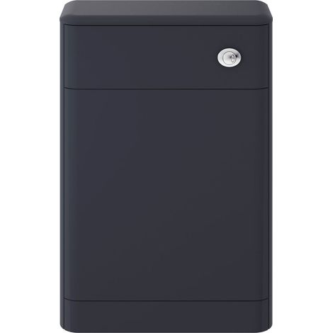 Balterley Croxden Contemporary Floor Standing Bathroom WC Unit with Indigo Blue Finish, 800 x 550 x 200mm