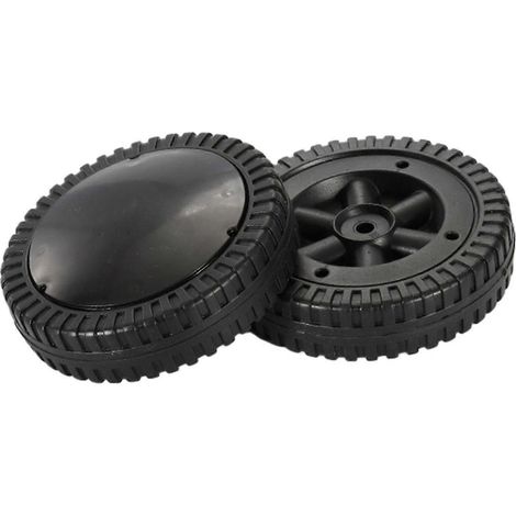 Lot de 2 roues pour barbecue de 15 cm, légères et universelles. (1/5)