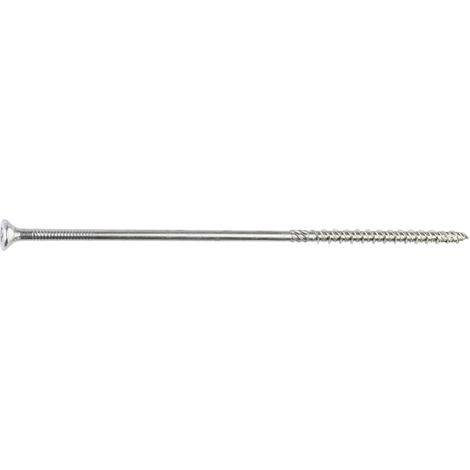 Schmidd Schrauben Holzbauschrauben 8.0 x 260 mm TX 40 Senkkopf - 25 Stück Spanplattenschrauben & Holzbauschrauben