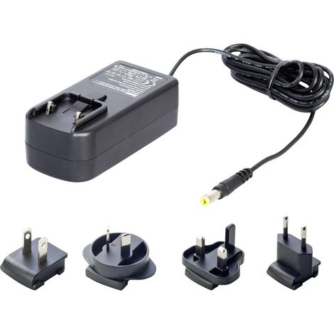 Dehner Elektronik SYS 1460-1105-W2E 2,1x5,5x11mm with Plug-Set: EU/US/UK/AUS AC/DC Tisch- und Stec