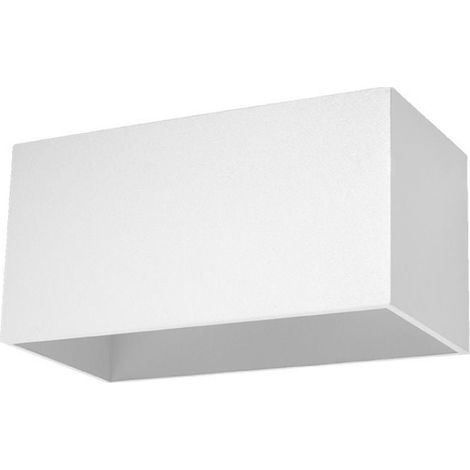 Applique Murale Rectangulaire pour 2 Ampoules G9 - Blanc - SILUMEN (1/5)