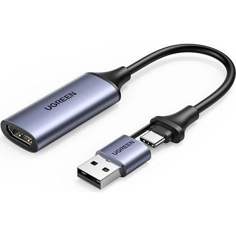 Tarjeta de captura/grabador HDMI Ugreen CM489, 4K 60Hz, USB + USB-C (1/5)