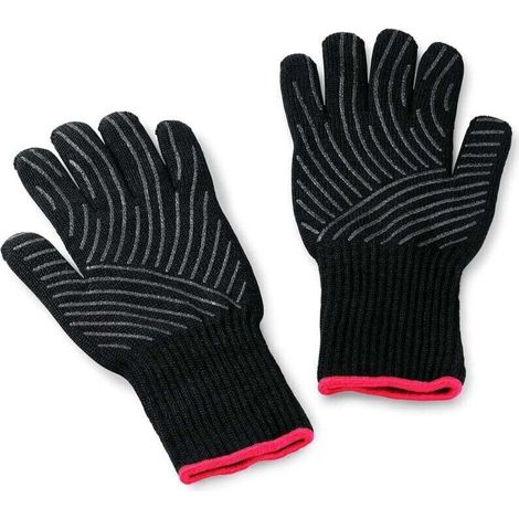 Guantes para barbacoa resistentes a altas temperaturas, ignífugos y con aislamiento térmico guantes resistentes a quemaduras en horno microondas de hasta 800 grados.