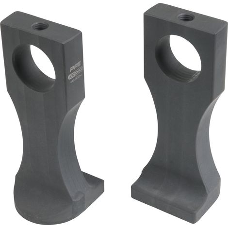 Jeu de sabot de pression de démontage pour unités de roues vissées avec 4 boulons, 2 pcs
