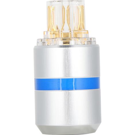 Connecteur d'Alimentation Audio Monosaudio en Cuivre Pur, Plaqué Or 24K, Prise AC pour Hifi, 100-250V, F107G Femelle (1/5)