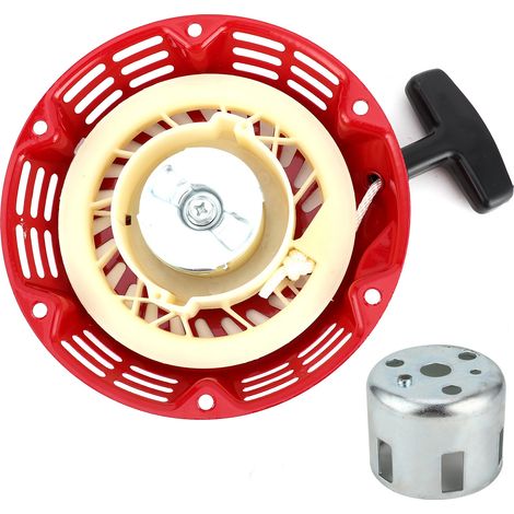 Piastra di avviamento a strappo per generatore Haofy da 2-3 kW con tamburo, materiale plastico resistente, per accessori per generatori, adatta per forniture da giardino.