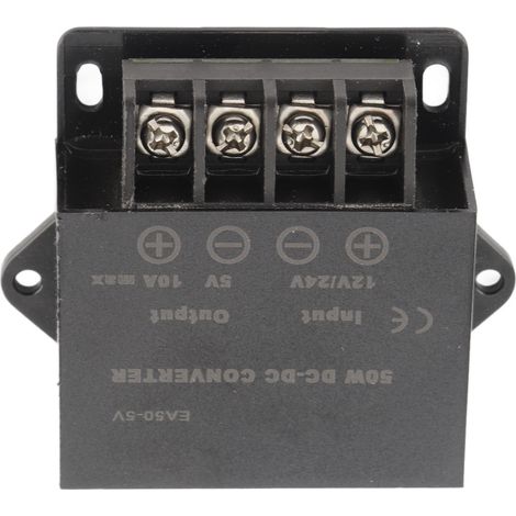 Convertisseur abaisseur DC 24V 12V vers 5V 10A régulateur de tension pour moteur enregistreur EA50-5V (1/5)