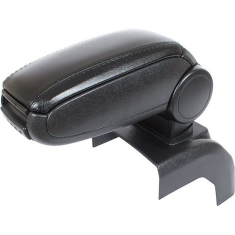 Ensemble d'accoudoirs en cuir écologique noir + kit d'installation pour Ford Focus Mk2 (2004-2011) (1/2)