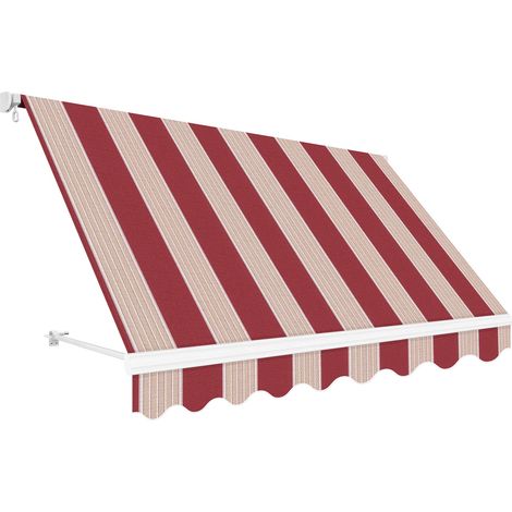 Store extérieur balcon enroulable 3x2,5 Grenat