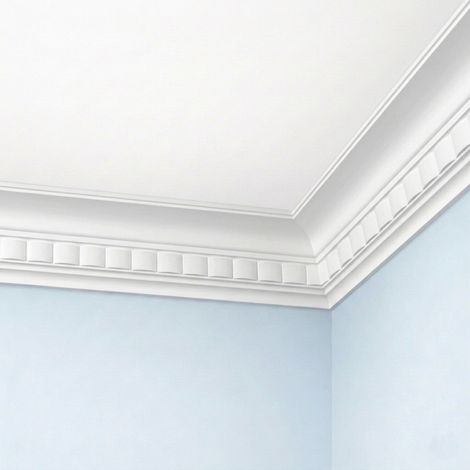 Corniche plafond C175 13,5 x 11,7 cm - Polyuréthane Cimaises &+ (1/3)