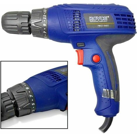 TRAPANO ELETTRICO AVVITATORE AUTOSERRANTE 560W WATT 10MM 900RPM ROYCE RED-560