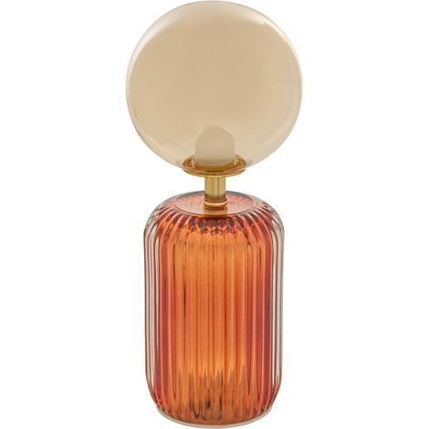 Lampada led marika rotonda, altezza 24 cm, beige - Atmosphera créateur d'intérieur (1/3)