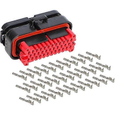 Compatible avec les connecteurs d'alimentation automobile 2025, kit de fiches électriques multi-étanches AMPSEAL avec bornes, OEM 776164-1 770854-3 776164-1 770854-1 (1/5)