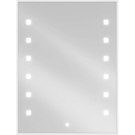 Mexen Ner espejo de baño iluminado 60 x 80 cm, LED 6000K, antivaho - 9809-060-080-611-00 (1/5)