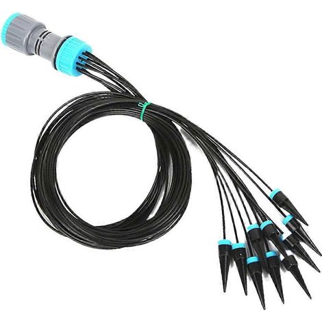 【BQ】Kit d'irrigation goutte à goutte automatique à 10 têtes, connexion rapide, système d'arrosage réglable pour l'irrigation de jardin (1/5)