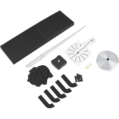 Horloge Murale 3d Diy En Miroir Autocollant Pour Salon Bureau Chambre - Kit Complet (1/5)