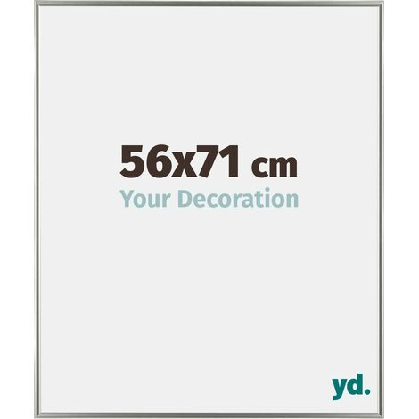 yd. - Cadre photo 56x71 - Champagne - Plastique - Evry