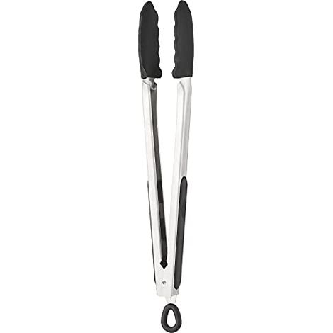 Leifheit 3083 Pinza da Cucina per Barbecue Nero Cromo (1/4)