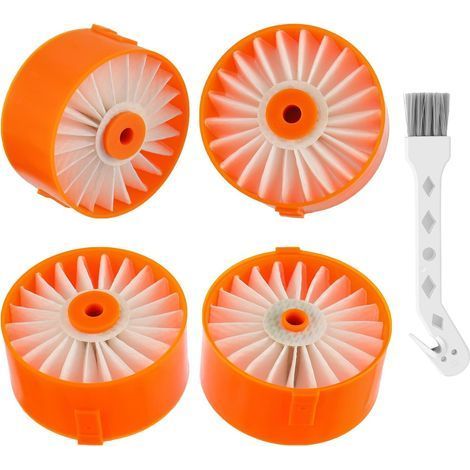 Filiyano-Lot de 4 filtres pour aspirateurs sans fil Black & Decker BSV2020, BSV2020G et BSV2020P Powerseries. Accessoires inclus. (1/5)