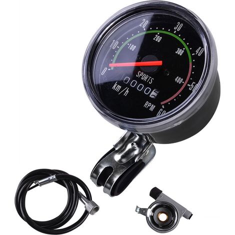 Universel vélo Ordinateur vélo Compteur de Vitesse odomètre mécanique Cyclisme Rond Compteur jauges chronomètre équitation équipement (1/5)